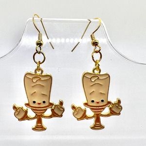 Beauty and the Beast Earrings - Lumiere Earrings - Disney Inspired Earrings